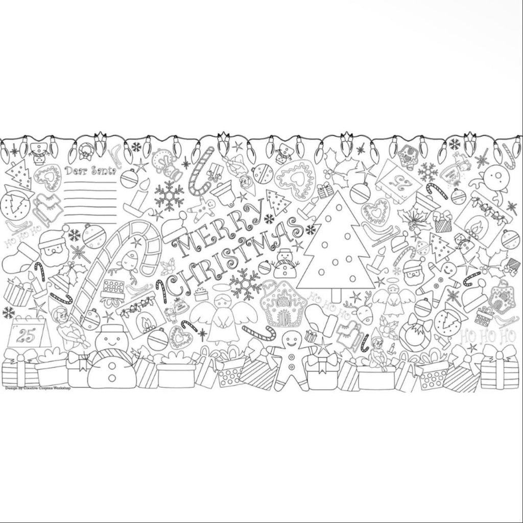 🎄✨ CHRISTMAS COLORING TABLECLOTH PREORDER! ✨🎄