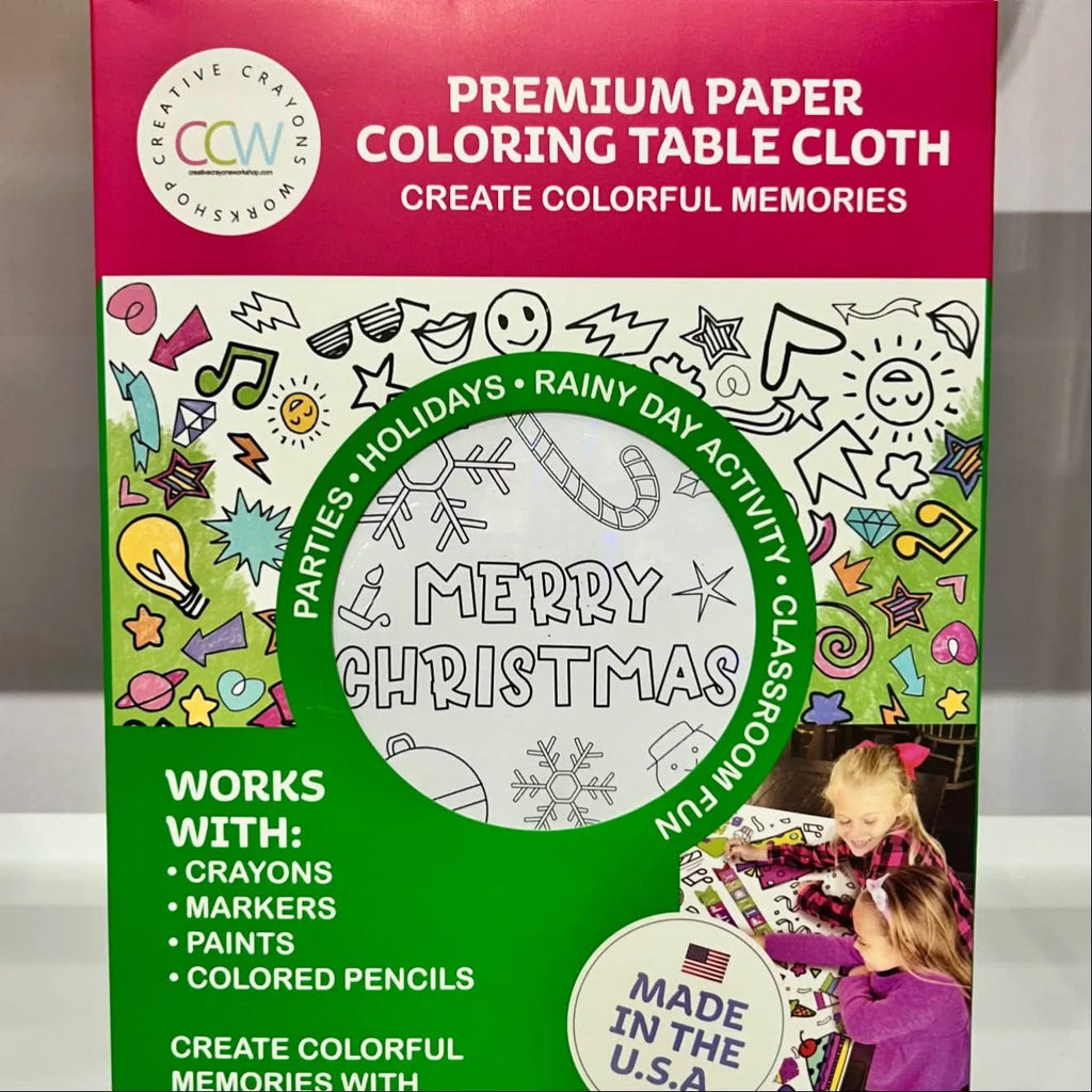 🎄✨ CHRISTMAS COLORING TABLECLOTH PREORDER! ✨🎄