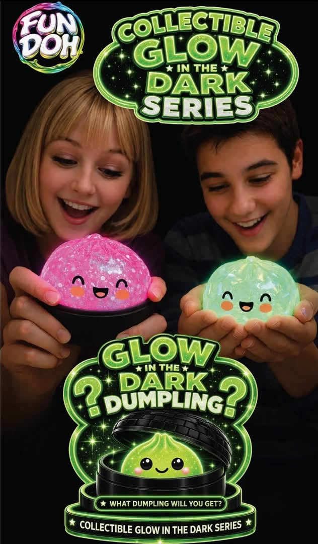 👀💚 NEW PREORDER — GLOW-IN-THE-DARK MYSTERY DUMPLINGS! 💚👀